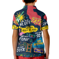 Music That Makes Us Proud African Kid Polo Shirt Black People - Wonder Print Shop