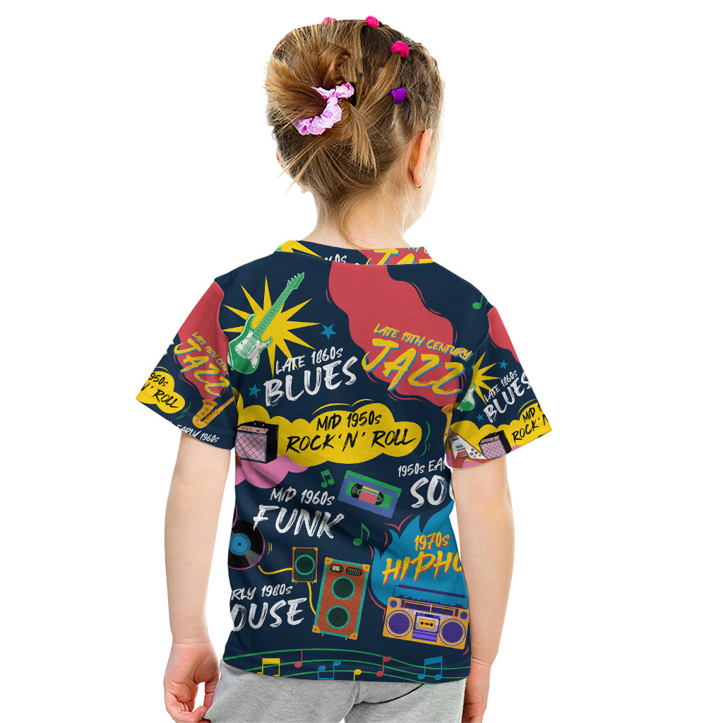 Music That Makes Us Proud African Kid T Shirt Black People - Wonder Print Shop