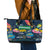 Music That Makes Us Proud African Leather Tote Bag Black People - Wonder Print Shop