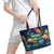Music That Makes Us Proud African Leather Tote Bag Black People - Wonder Print Shop