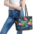 Music That Makes Us Proud African Leather Tote Bag Black People - Wonder Print Shop