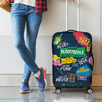 Music That Makes Us Proud African Luggage Cover Black People - Wonder Print Shop