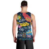 Music That Makes Us Proud African Men Tank Top Black People - Wonder Print Shop