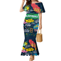 Music That Makes Us Proud African Mermaid Dress Black People - Wonder Print Shop