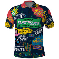 Music That Makes Us Proud African Polo Shirt Black People - Wonder Print Shop