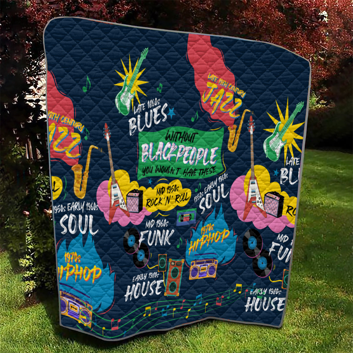 Music That Makes Us Proud African Quilt Black People - Wonder Print Shop