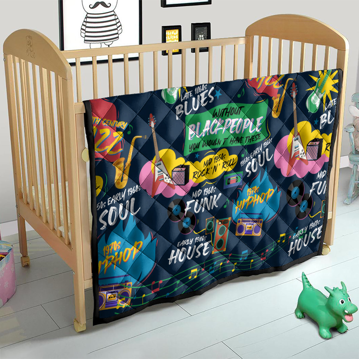 Music That Makes Us Proud African Quilt Black People - Wonder Print Shop