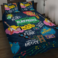 Music That Makes Us Proud African Quilt Bed Set Black People - Wonder Print Shop