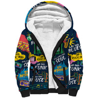 Music That Makes Us Proud African Sherpa Hoodie Black People - Wonder Print Shop