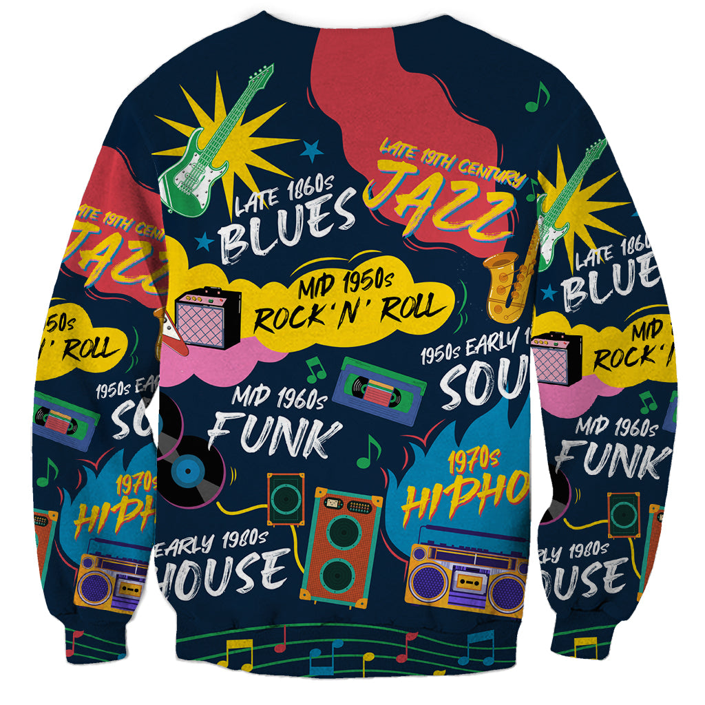 Music That Makes Us Proud African Sweatshirt Black People - Wonder Print Shop