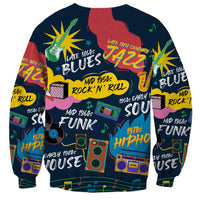 Music That Makes Us Proud African Sweatshirt Black People - Wonder Print Shop