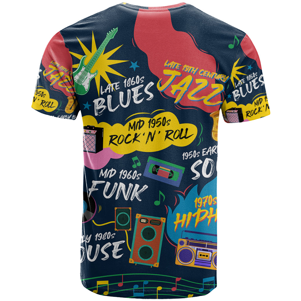 Music That Makes Us Proud African T Shirt Black People - Wonder Print Shop