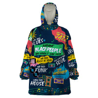 Music That Makes Us Proud African Wearable Blanket Hoodie Black People - Wonder Print Shop