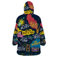 Music That Makes Us Proud African Wearable Blanket Hoodie Black People - Wonder Print Shop