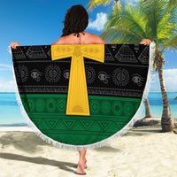 Pan African Ankh Beach Blanket Egyptian Cross - Wonder Print Shop
