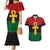 Pan African Ankh Couples Matching Mermaid Dress and Hawaiian Shirt Egyptian Cross - Wonder Print Shop
