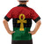 Pan African Ankh Family Matching Mermaid Dress and Hawaiian Shirt Egyptian Cross