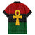 Pan African Ankh Family Matching Mermaid Dress and Hawaiian Shirt Egyptian Cross