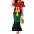 Pan African Ankh Family Matching Mermaid Dress and Hawaiian Shirt Egyptian Cross