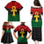 Pan African Ankh Family Matching Puletasi and Hawaiian Shirt Egyptian Cross