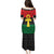 Pan African Ankh Family Matching Puletasi and Hawaiian Shirt Egyptian Cross