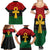Pan African Ankh Family Matching Summer Maxi Dress and Hawaiian Shirt Egyptian Cross
