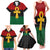 Pan African Ankh Family Matching Tank Maxi Dress and Hawaiian Shirt Egyptian Cross