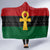 Pan African Ankh Hooded Blanket Egyptian Cross