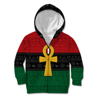 Pan African Ankh Kid Hoodie Egyptian Cross - Wonder Print Shop
