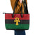 Pan African Ankh Leather Tote Bag Egyptian Cross - Wonder Print Shop