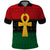 Pan African Ankh Polo Shirt Egyptian Cross - Wonder Print Shop
