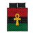Pan African Ankh Quilt Bed Set Egyptian Cross
