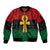 Pan African Ankh Sleeve Zip Bomber Jacket Egyptian Cross - Wonder Print Shop