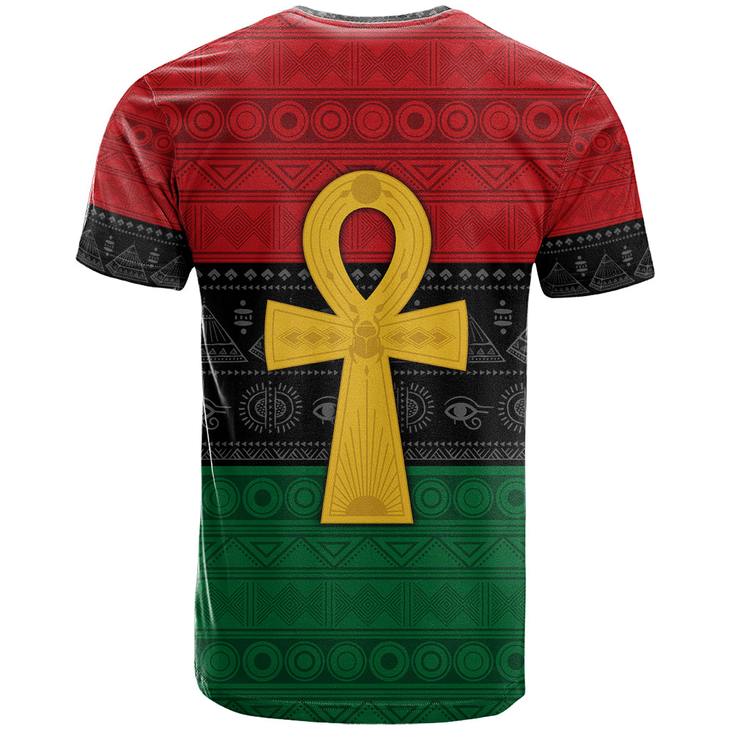 Pan African Ankh T Shirt Egyptian Cross - Wonder Print Shop