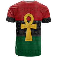 Pan African Ankh T Shirt Egyptian Cross - Wonder Print Shop