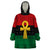 Pan African Ankh Wearable Blanket Hoodie Egyptian Cross - Wonder Print Shop