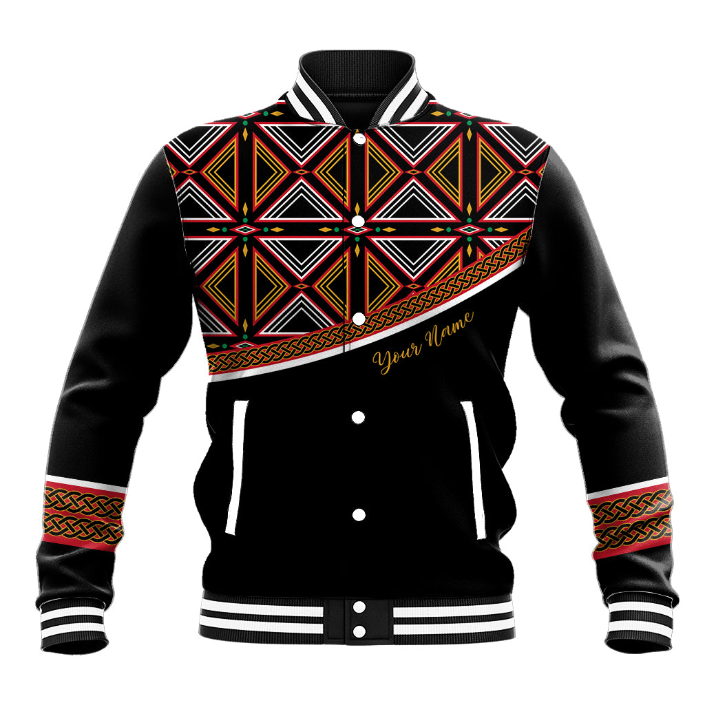 Personalized Bamenda African Baseball Jacket Atoghu Cameroon Print - Wonder Print Shop