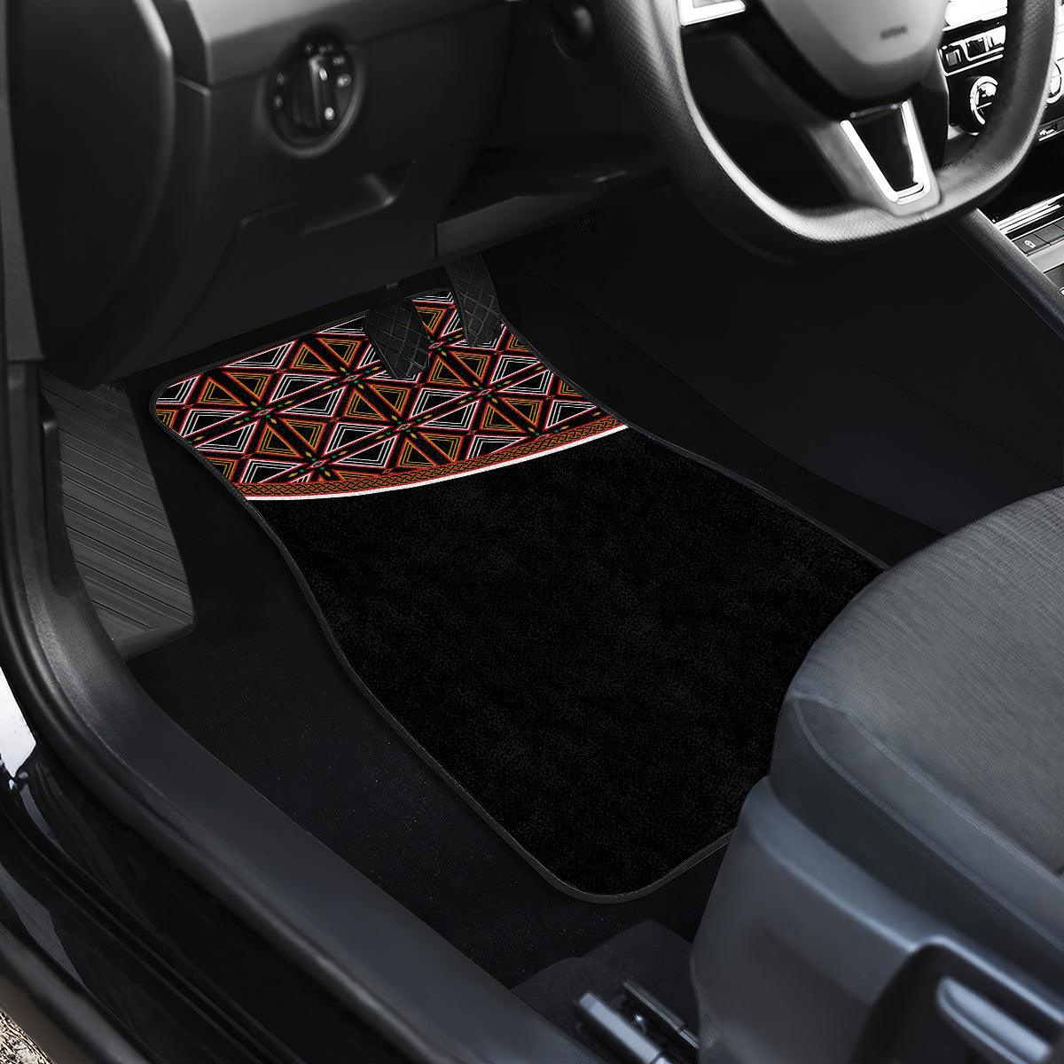 Personalized Bamenda African Car Mats Atoghu Cameroon Print - Wonder Print Shop
