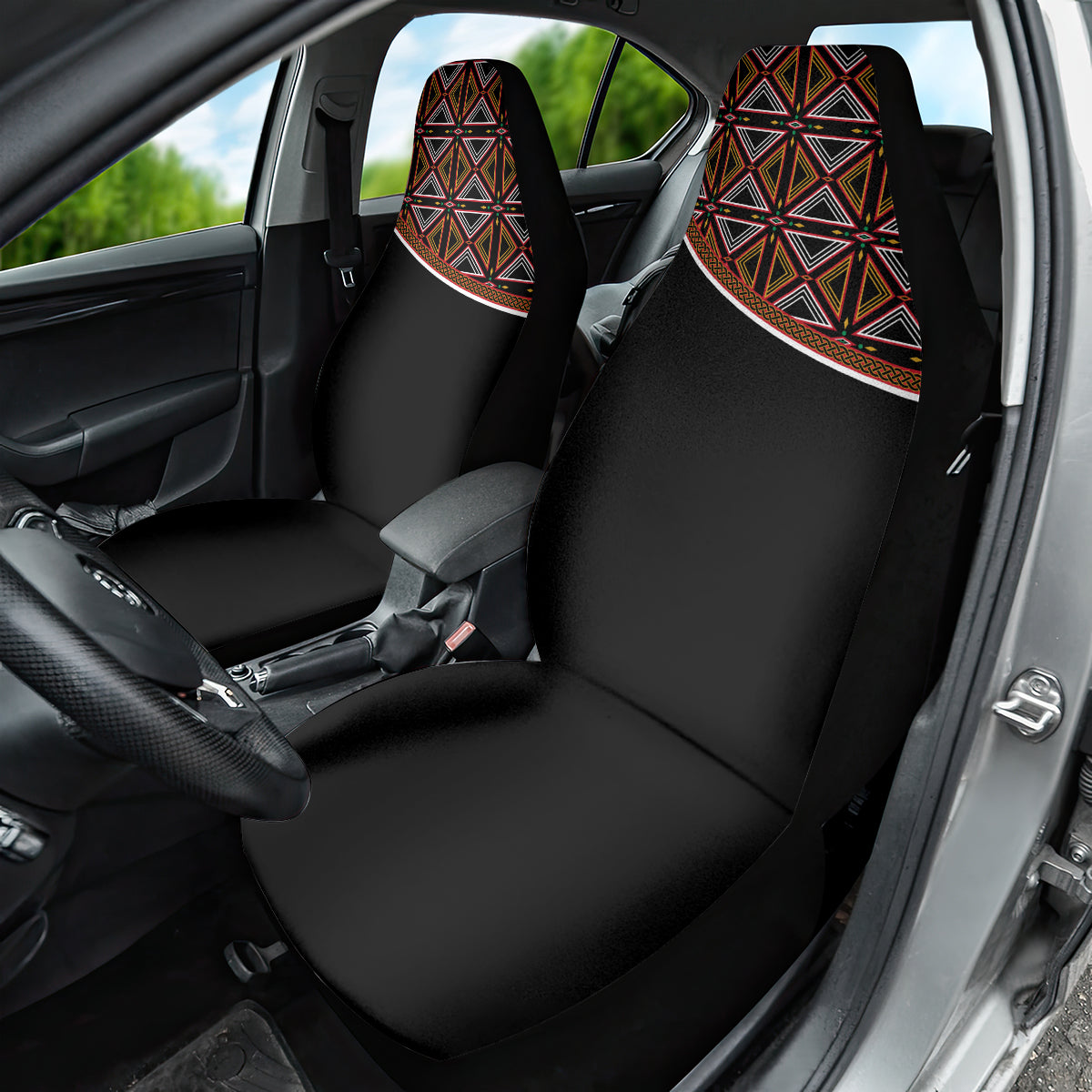 Personalized Bamenda African Car Seat Cover Atoghu Cameroon Print - Wonder Print Shop