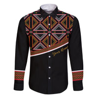 Personalized Bamenda African Family Matching Short Sleeve Bodycon Dress and Hawaiian Shirt Atoghu Cameroon Print - Wonder Print Shop