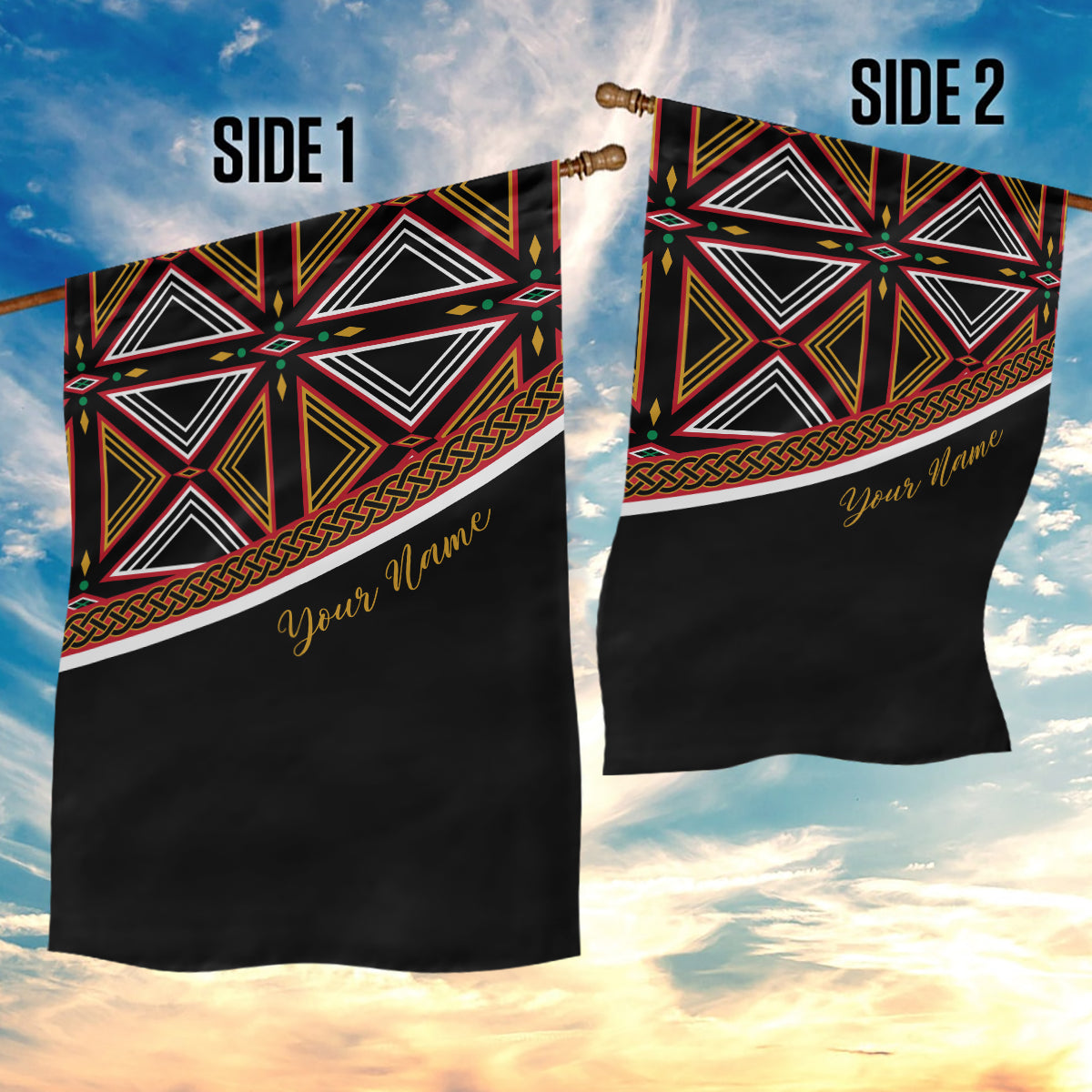 Personalized Bamenda African Garden Flag Atoghu Cameroon Print - Wonder Print Shop