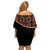 Personalized Bamenda African Off Shoulder Short Dress Atoghu Cameroon Print