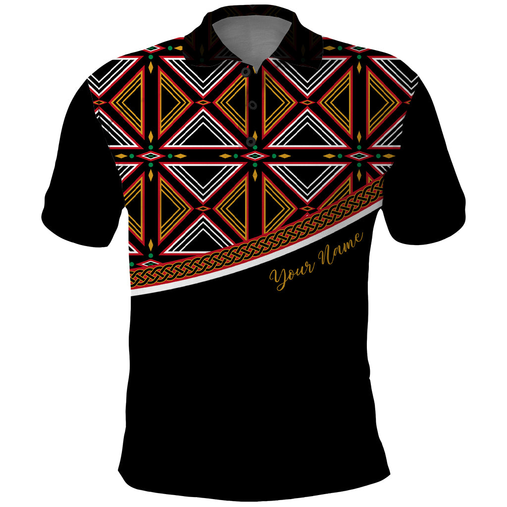 Personalized Bamenda African Polo Shirt Atoghu Cameroon Print - Wonder Print Shop