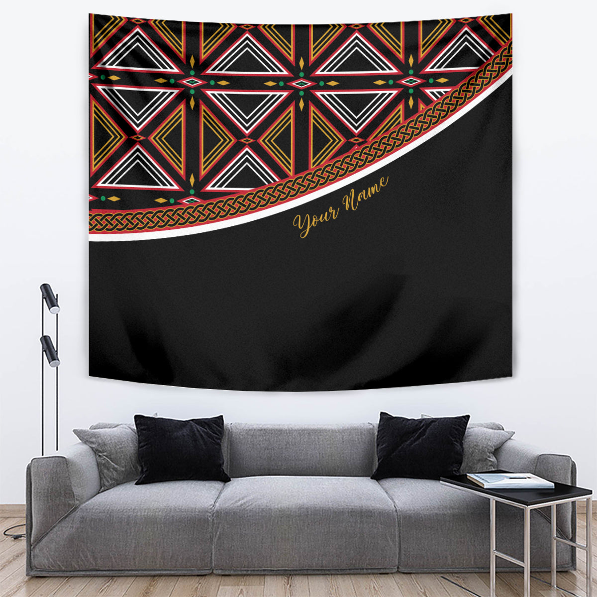 Personalized Bamenda African Tapestry Atoghu Cameroon Print - Wonder Print Shop