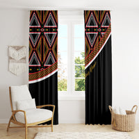 Personalized Bamenda African Window Curtain Atoghu Cameroon Print - Wonder Print Shop
