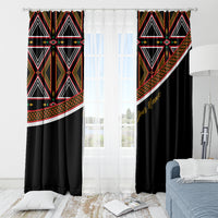 Personalized Bamenda African Window Curtain Atoghu Cameroon Print - Wonder Print Shop