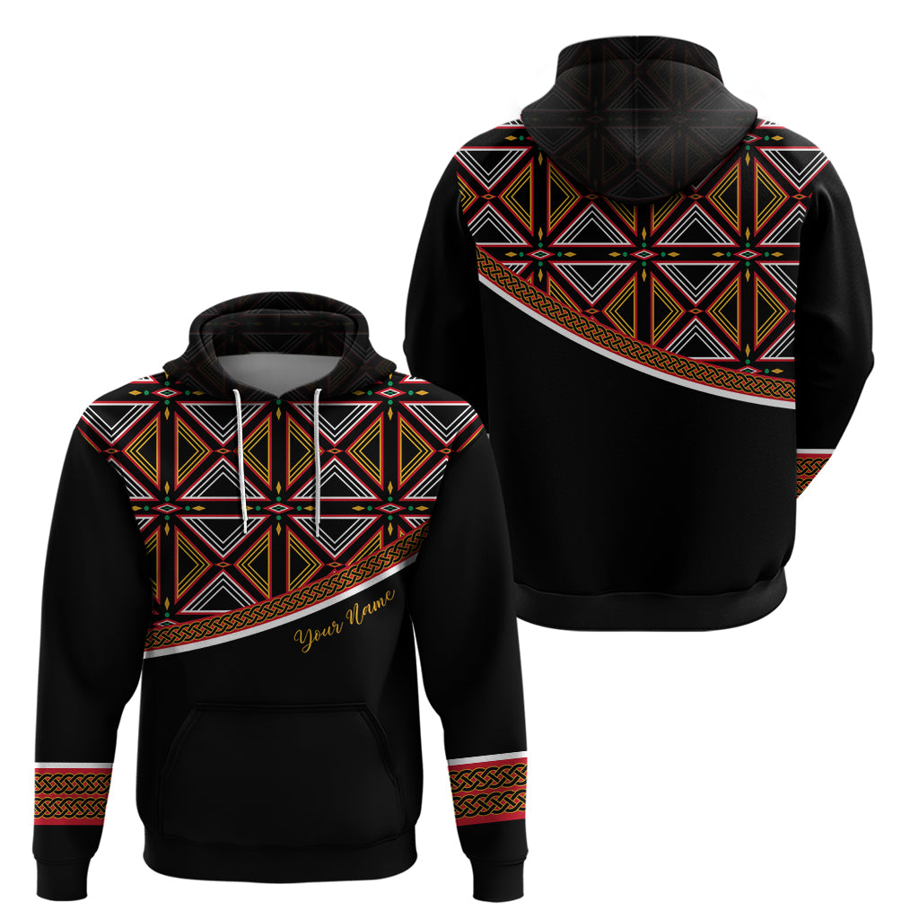 Personalized Bamenda African Zip Hoodie Atoghu Cameroon Print - Wonder Print Shop
