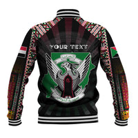 Personalized Sudan Roots Baseball Jacket African Map in Fingerprint and Tribal Colors
