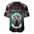 Personalized Sudan Roots Baseball Jersey African Map in Fingerprint and Tribal Colors