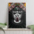 Sudan Roots Canvas Wall Art African Map in Fingerprint and Tribal Colors